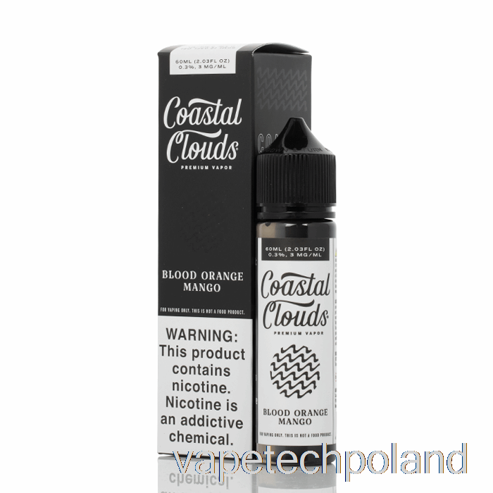 Vape Polska Blood Orange Mango - Coastal Clouds Co. - 60 Ml 6 Mg